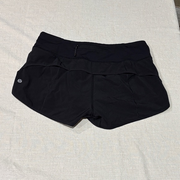 lululemon athletica Black Running Shorts size 6 - Picture 2 of 12